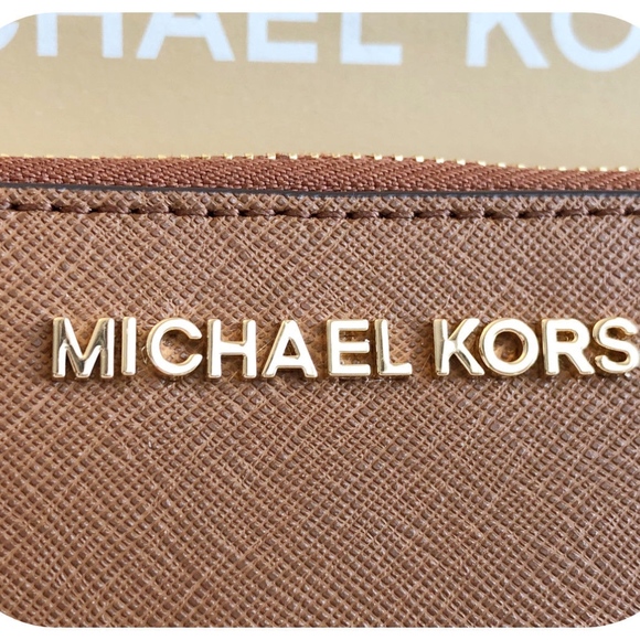 MICHAEL KORS DOUBLE ZIP WRISTLET WALLET LUGGAGE - Picture 4 of 8